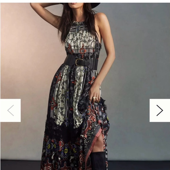 Anthropologie Multicolor Patterned Maxi Dress - Picture 4 of 14